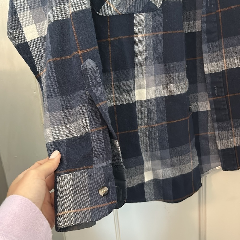 flannel button down - Picture 3 of 5